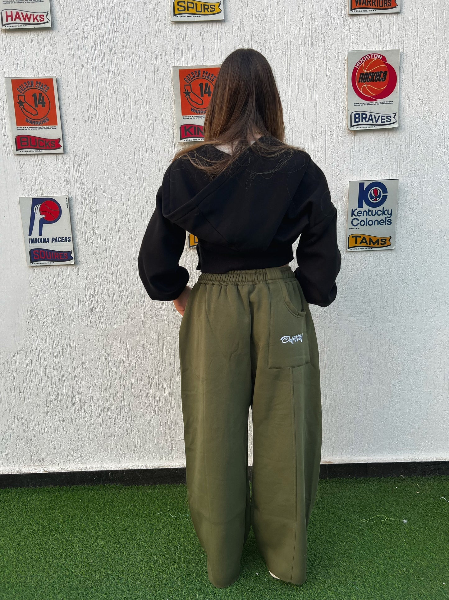 Olive pants